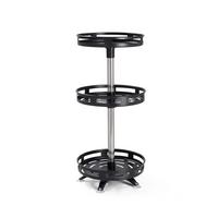 Etajeră pentru condimente Spinning - negru, Konventionell, plastic/metal (25,5/55,5cm) - Mömax