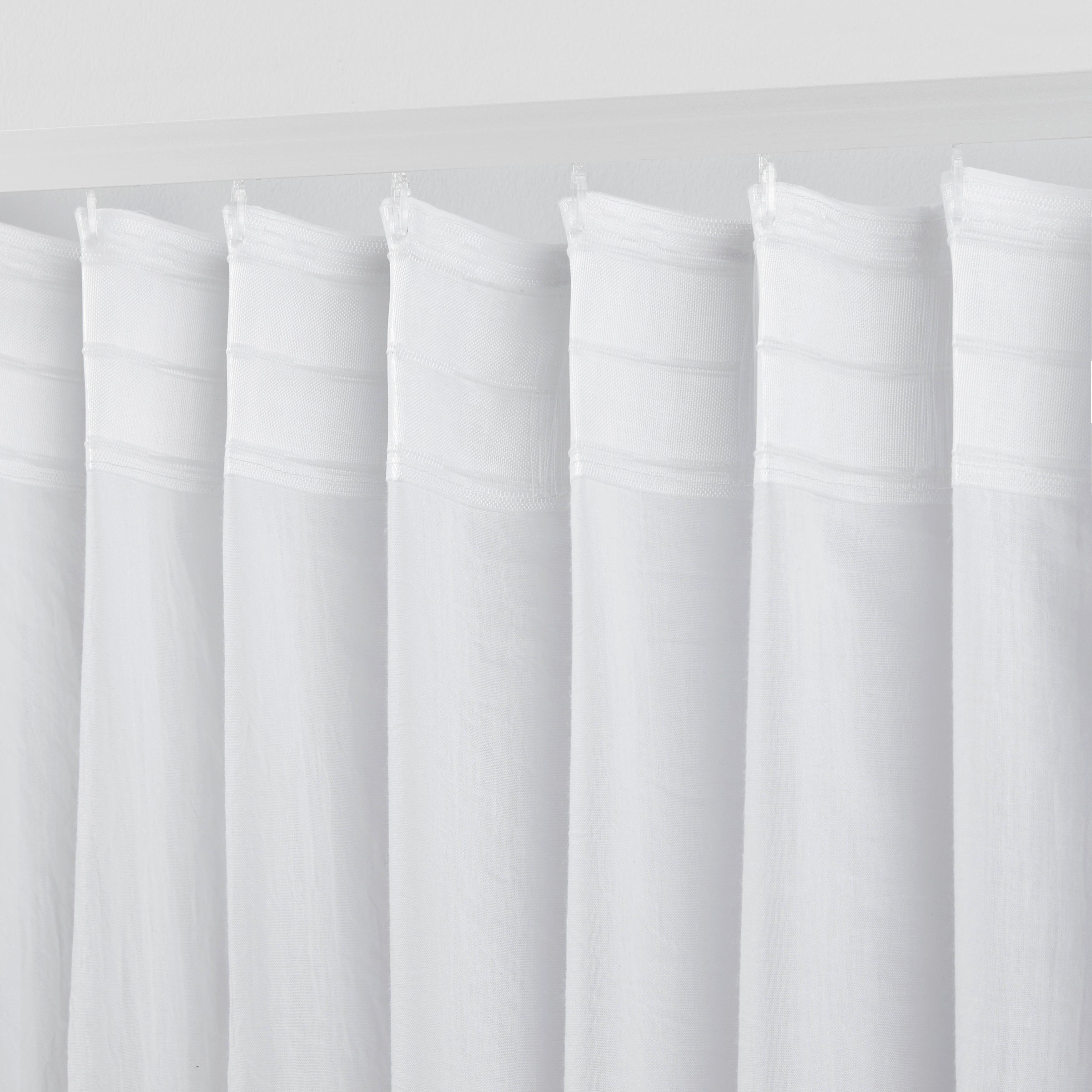 GARDINLÄNGD RAMONA - vit, Modern, textil (135/245cm) - Modern Living