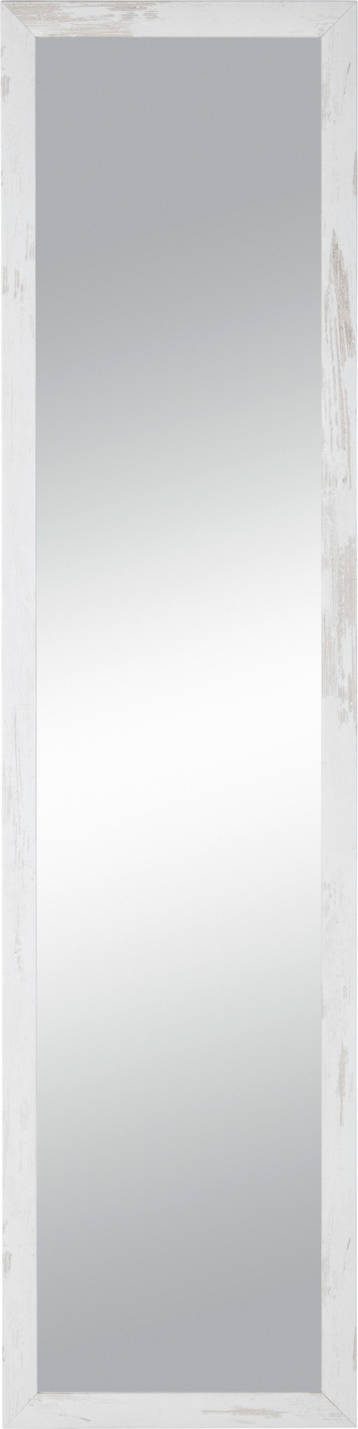 Wandspiegel ca. 40x160x2cm - Weiss, Glas/Holzwerkstoff (40/160/2cm) - Mömax
