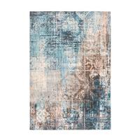 LÄUFER INDIANA 300 BLAU / BRAUN - Blau/Braun, Konventionell, Textil (80/150cm) - Kayoom