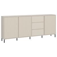 Komoda Avenale, Kašmir - kašmir/črna, Trend, kovina/leseni material (212/91,6/40cm)