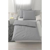 Lenjerie de pat Xenia Uni, 200/220/2x50/70 cm - argintiu, Modern, textil (200/220cm) - Premium Living