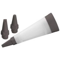 Dekorierstift Christmas Fable Grau/Transparent - Transparent/Grau, KONVENTIONELL, Kunststoff - Modern Living