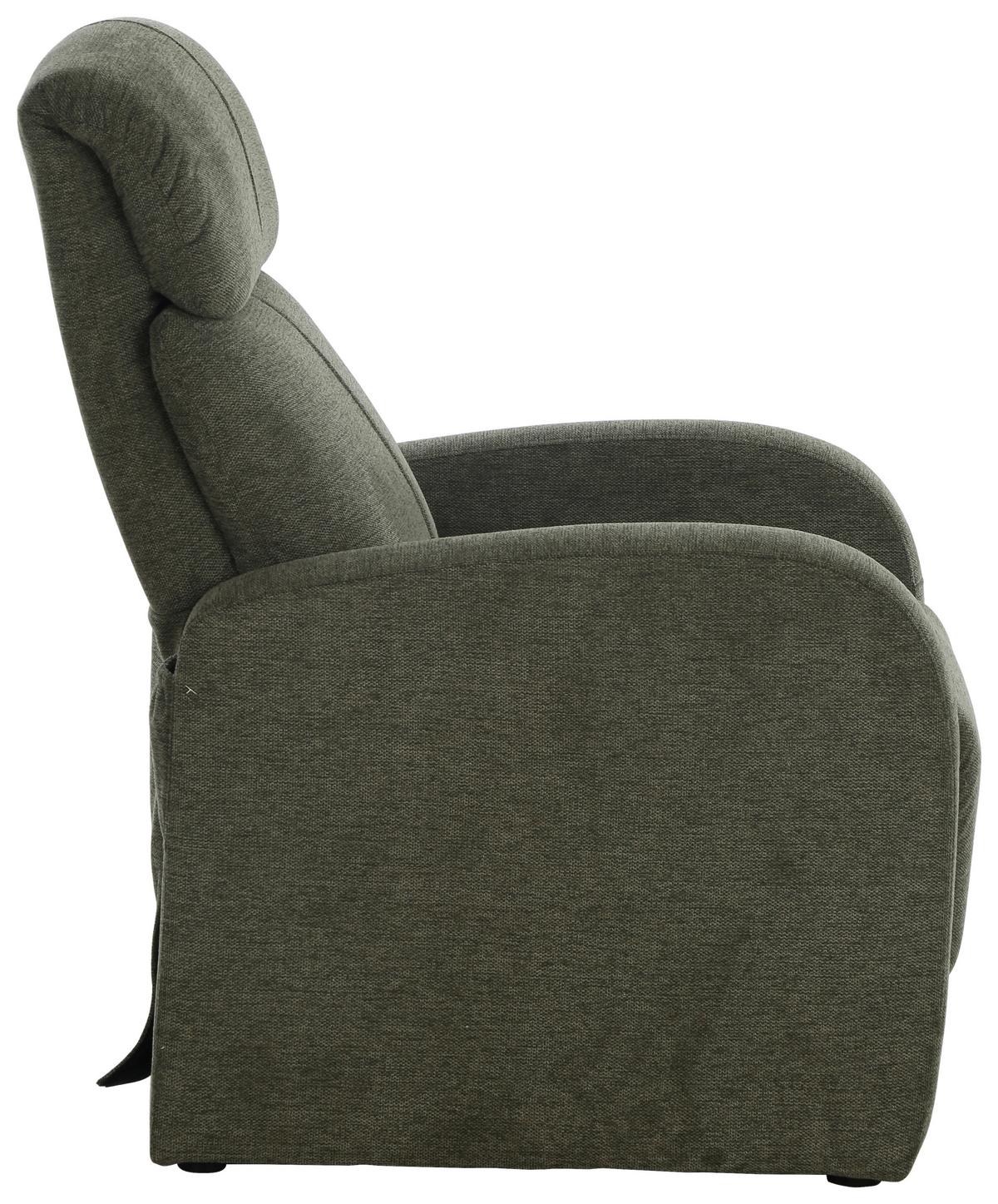 Relaxsessel Korfu Grün - Grün, Modern, Holz/Textil (73.5/104/90cm) - Based