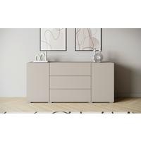 Sideboard 150cm Berlin 150 Kaschmir - Kaschmir/Grau, Design, Holzwerkstoff/Kunststoff (150/68/38,5cm) - P & B