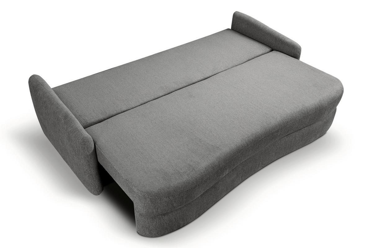 Schlafsofa Diana Grau - Schwarz/Grau, Basics, Holz/Kunststoff (231/93/108cm) - MID.YOU