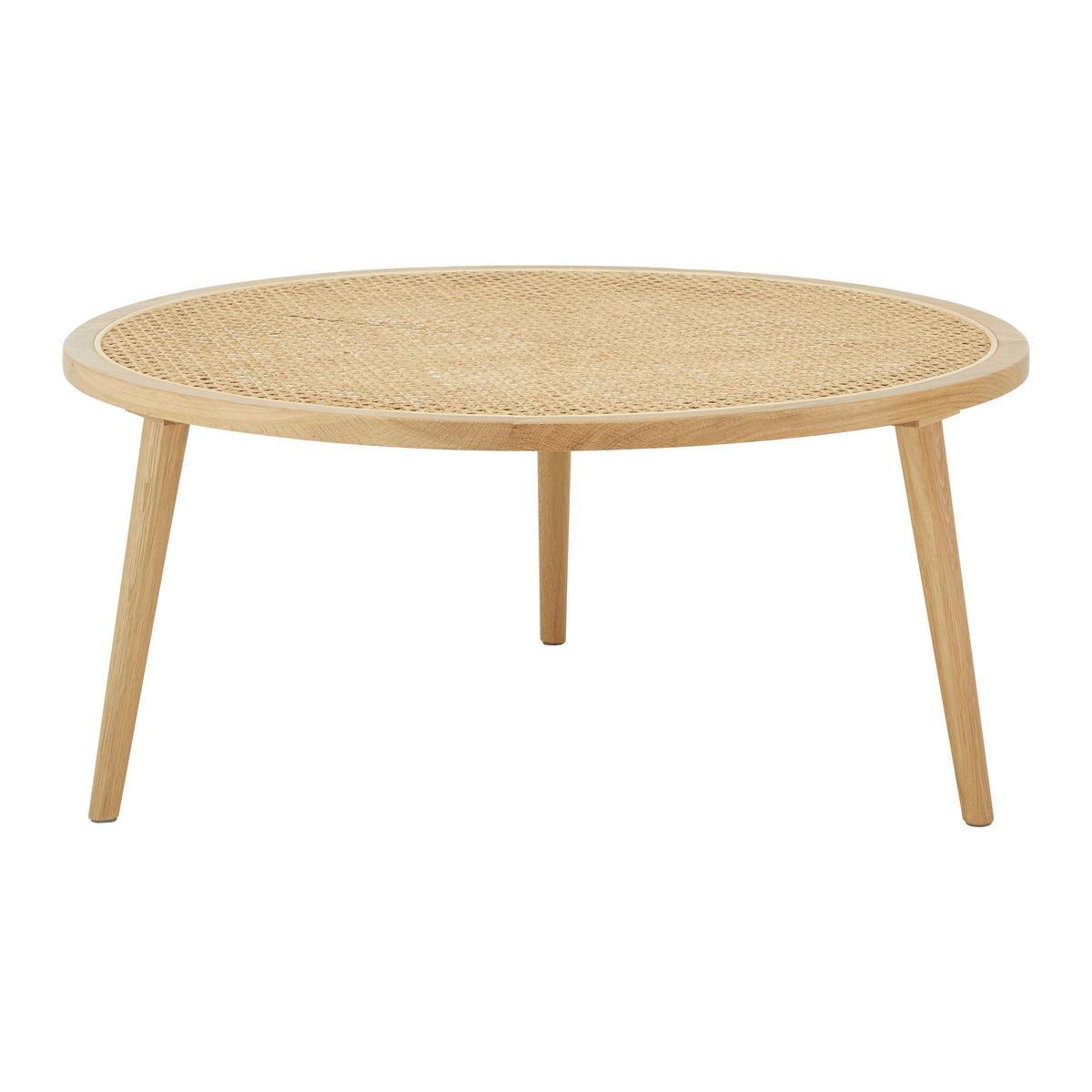 Couchtisch Douna Naturfarben Eiche Rund - Naturfarben, MODERN, Holz (80/80/35cm) - Bessagi Home