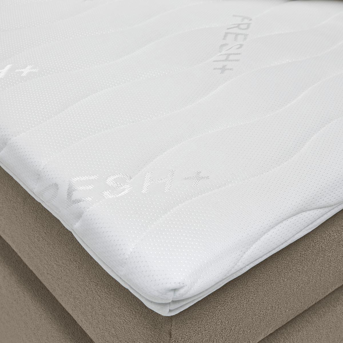 Boxspring Krevet Mira 2 - smeđa, Moderno, drvo/metal (140/200cm) - Based