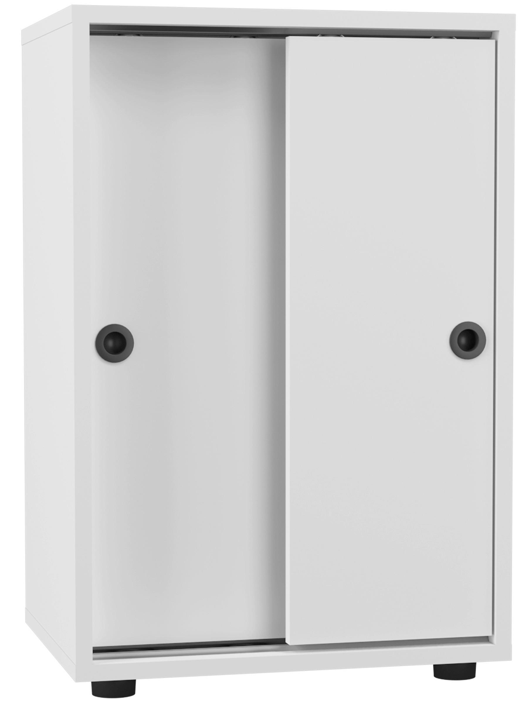 Arhivska Omara Ulas, Bela - bela, Design, leseni material (49/74/38cm) - MID.YOU