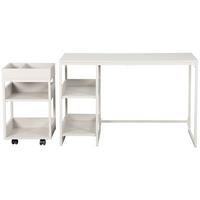 Schreibtischset Wall Kaschmir inkl. Rollcontainer - Kaschmir, MODERN, Holzwerkstoff/Metall (120/76/60cm) - Mömax