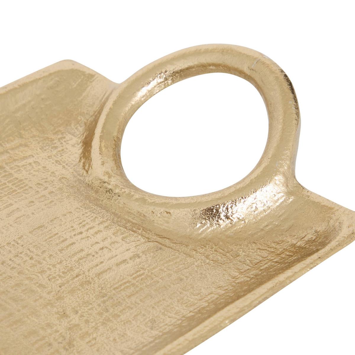 Poslužavnik Dekorativni Golden - Osnovno, metal (45/16,5/4cm)