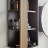 ÖVERSKÅP VENEZIA -EXKLUSIV- - ekfärgad, Lifestyle, trämaterial (35/72/25cm) - Mömax