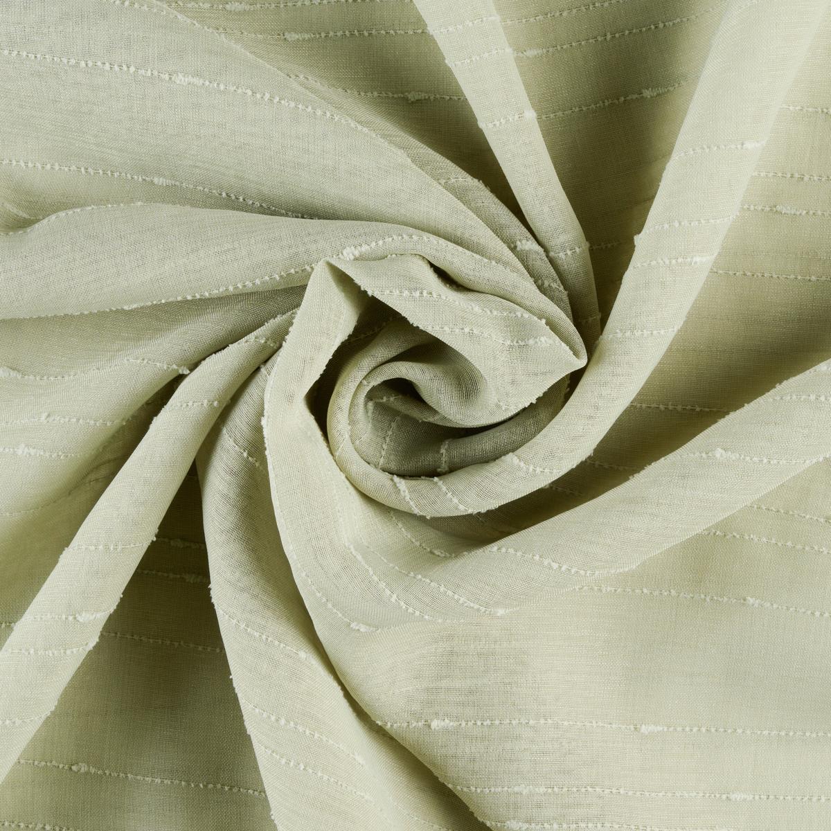 Zavjesa S Omčama Ida - zelena, Konvencionalno, tekstil (135/245cm) - Based