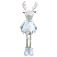 Wichtel Milly Creme/Weiß - Creme/Weiß, KONVENTIONELL, Textil/Stein (20/38-57/15cm) - Mömax