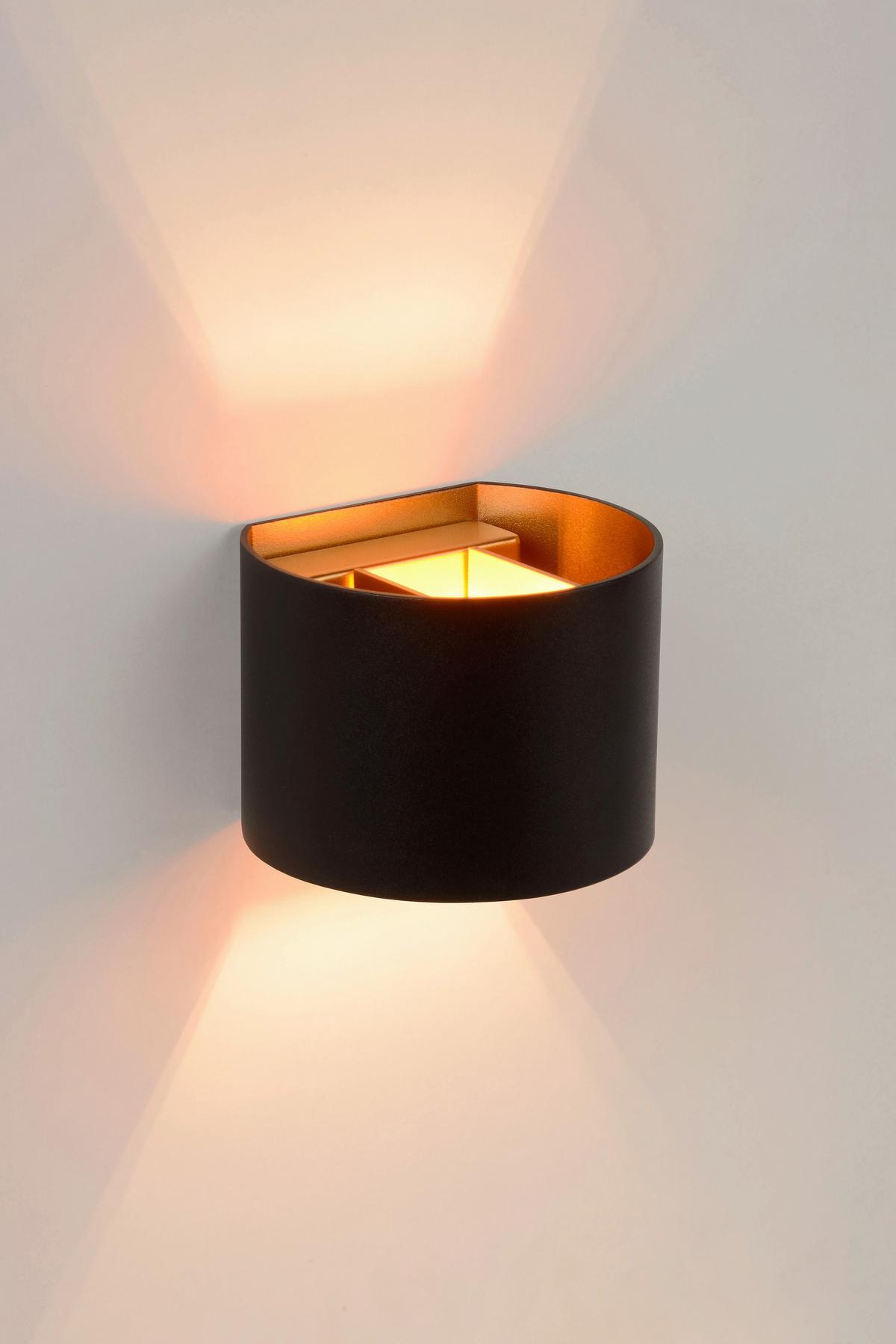 KINKIET LED 09218/04/30 XIO - czarny, Design, metal (11/13/9.7cm) - Lucide