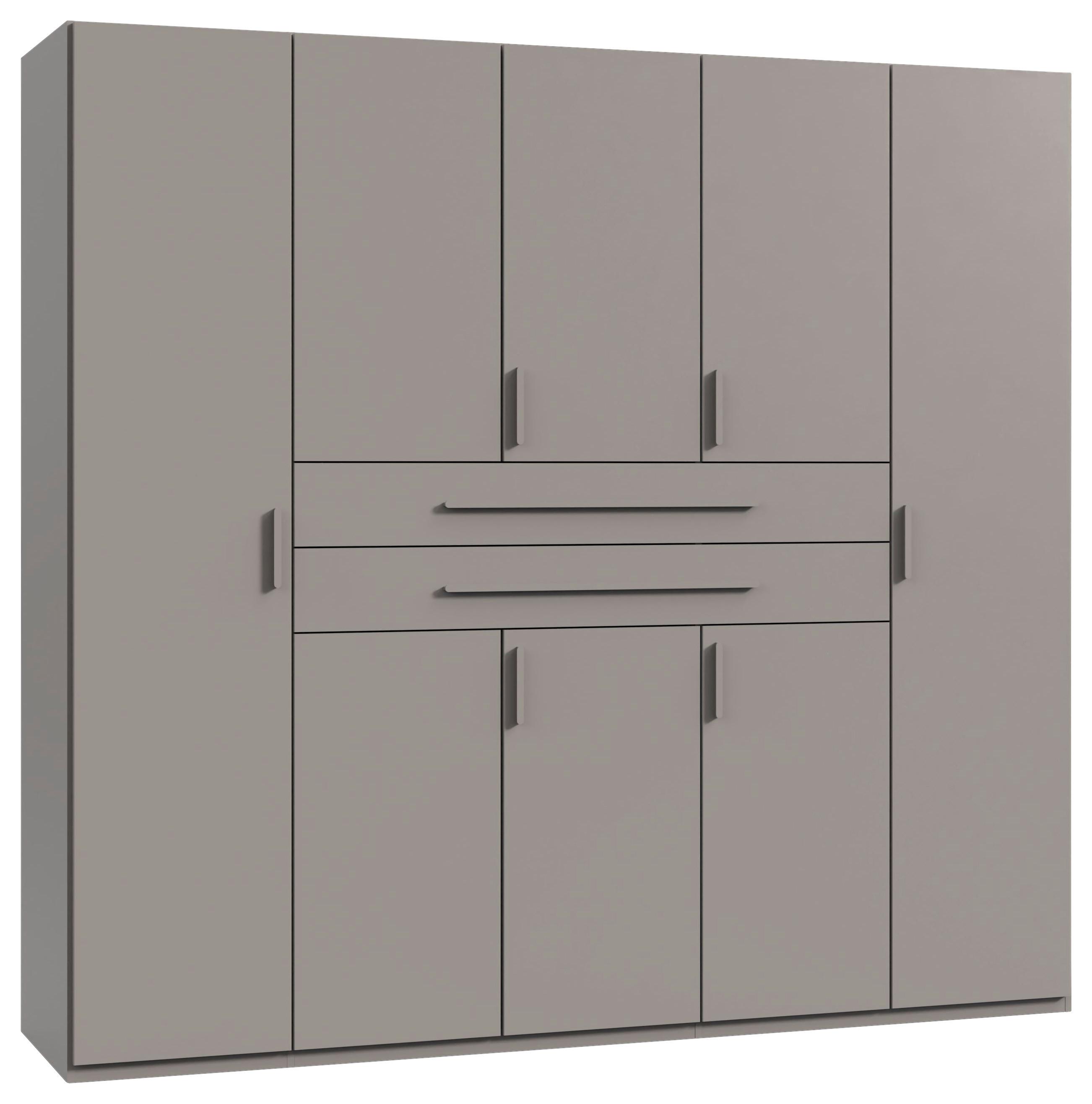 Ormar S Klasičnim Vratima Lumio - sivo-bež, Konvencionalno (225/208/65cm) - Modern Living