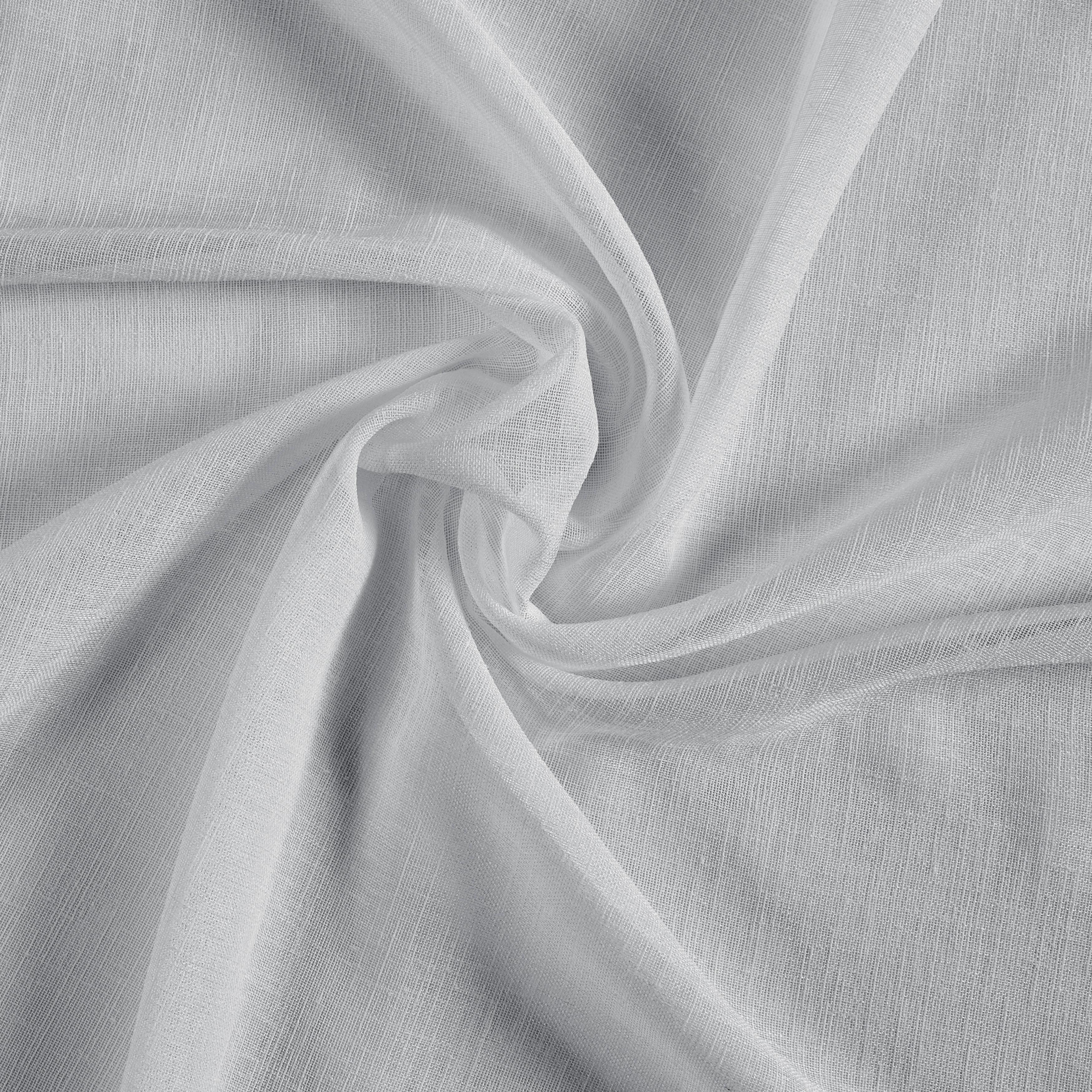 GARDINLÄNGD SIGRID -AKT- -EXT- - grå, Romantik / Lanthus, textil (140/245cm) - Premium Living