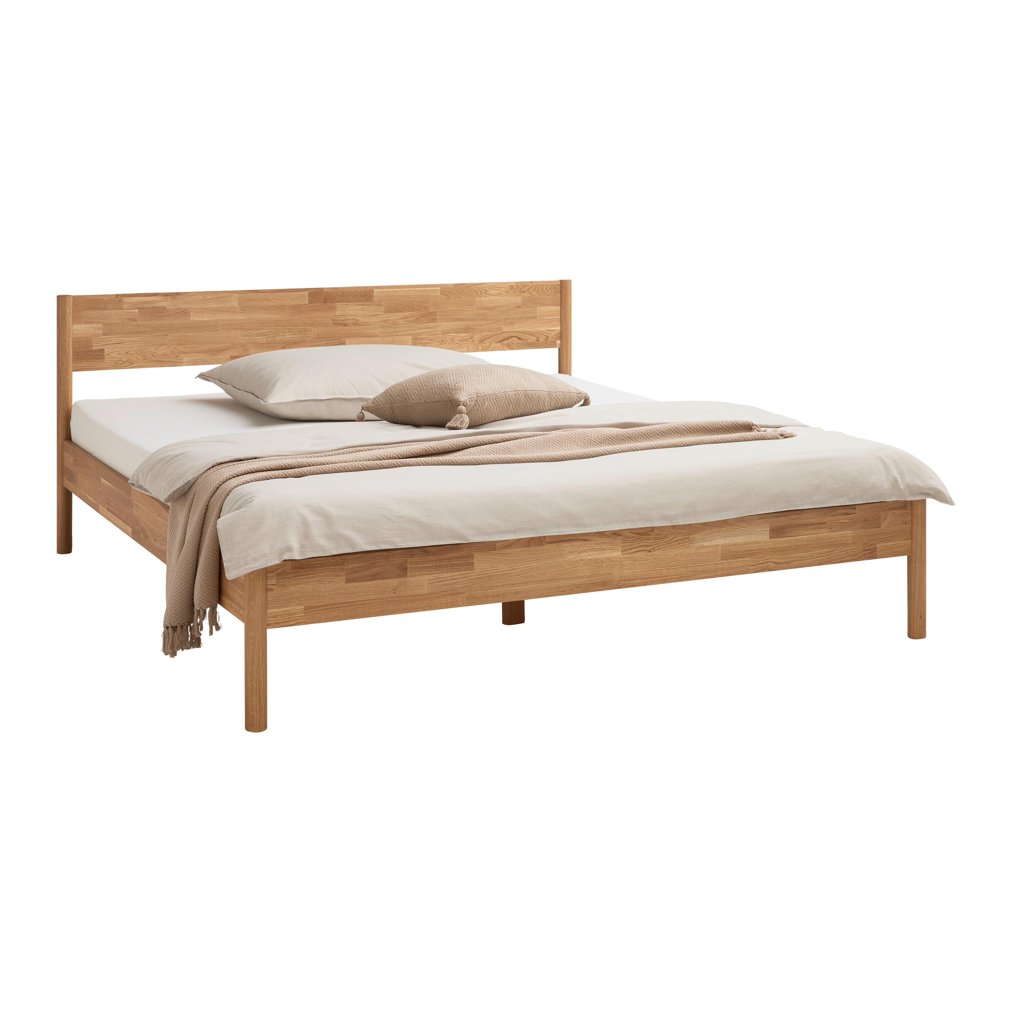 Bett Waden Eichefarben ca. 160x200cm - Eichefarben, KONVENTIONELL, Holzwerkstoff (167.3/85/208cm) - Zandiara