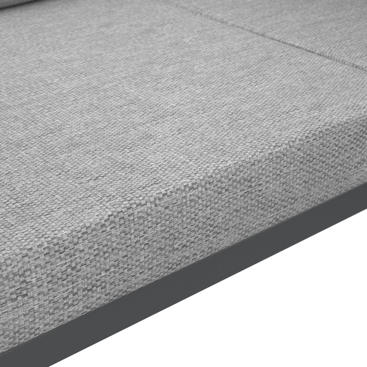 Loungegarnitur "Melina", hell- grau/dunkelgrau, Olefingewebe - Dunkelgrau/Hellgrau, Modern, Holz/Textil (272/79/84cm) - Bessagi Garden