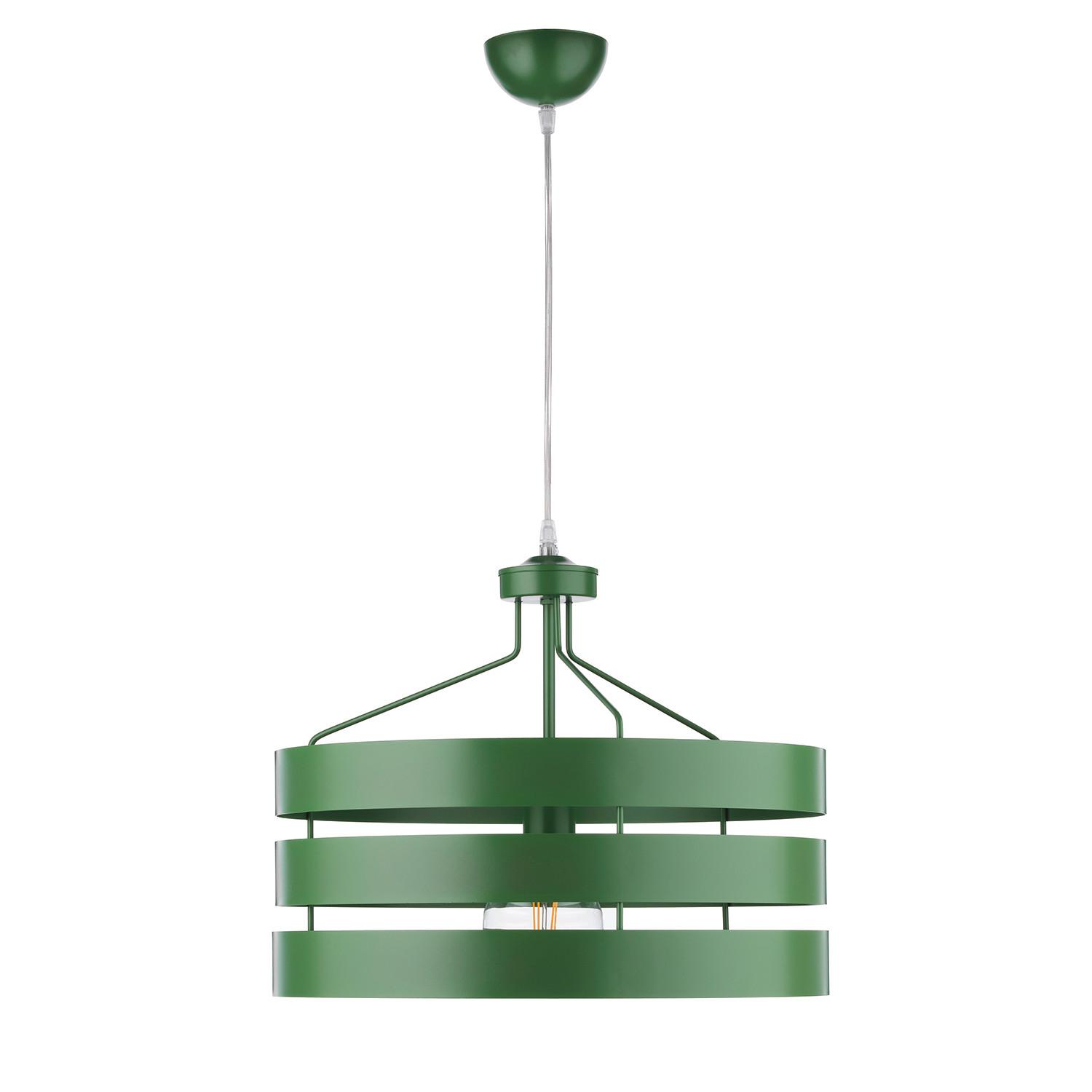 Pendelleuchte Ulisse verde Grün max. 22 Watt - Grün, Design, Metall (45/120cm)