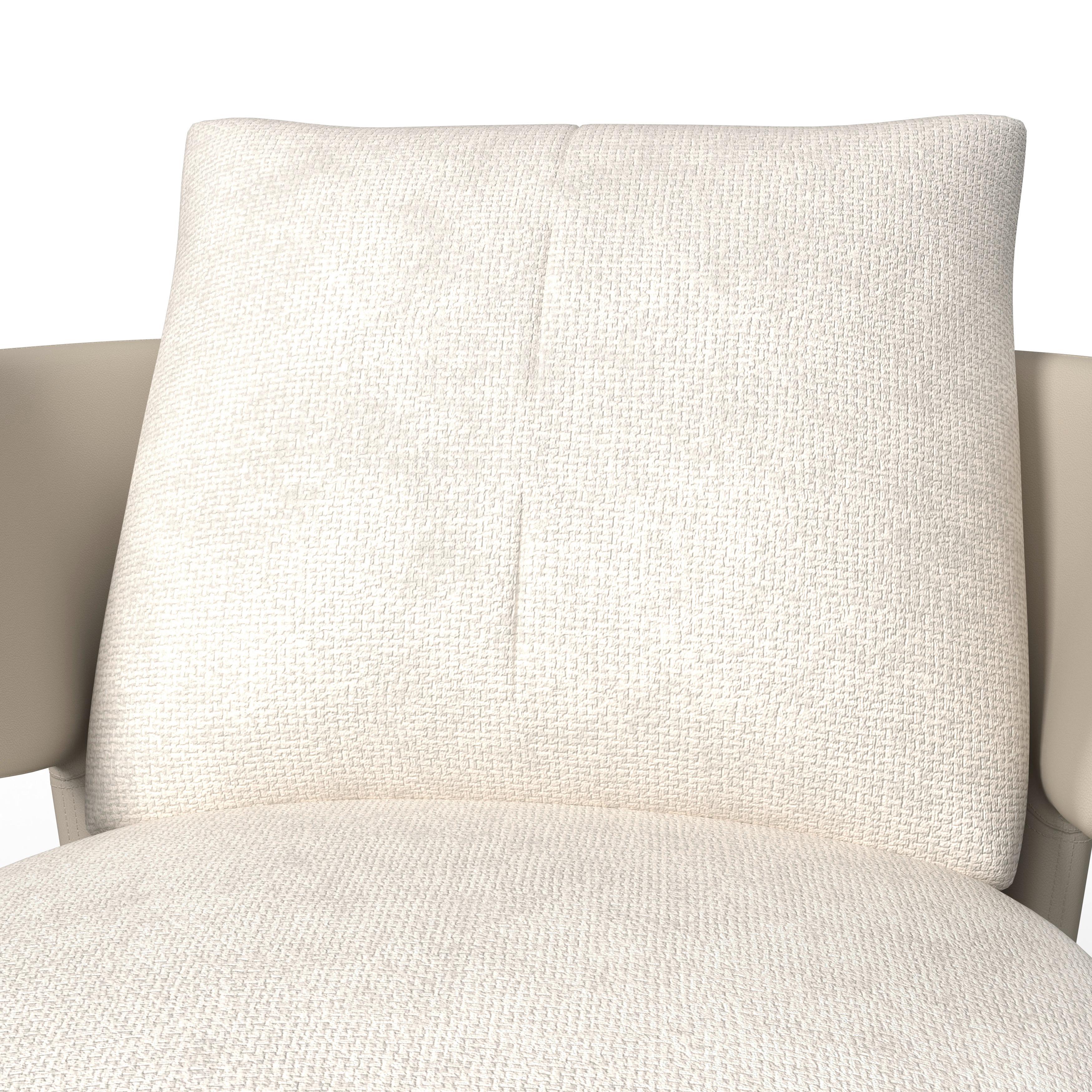 RELAXFÅTÖLJ NORA - beige/svart, Modern, metall/trä (80/80/80cm) - Bessagi Home