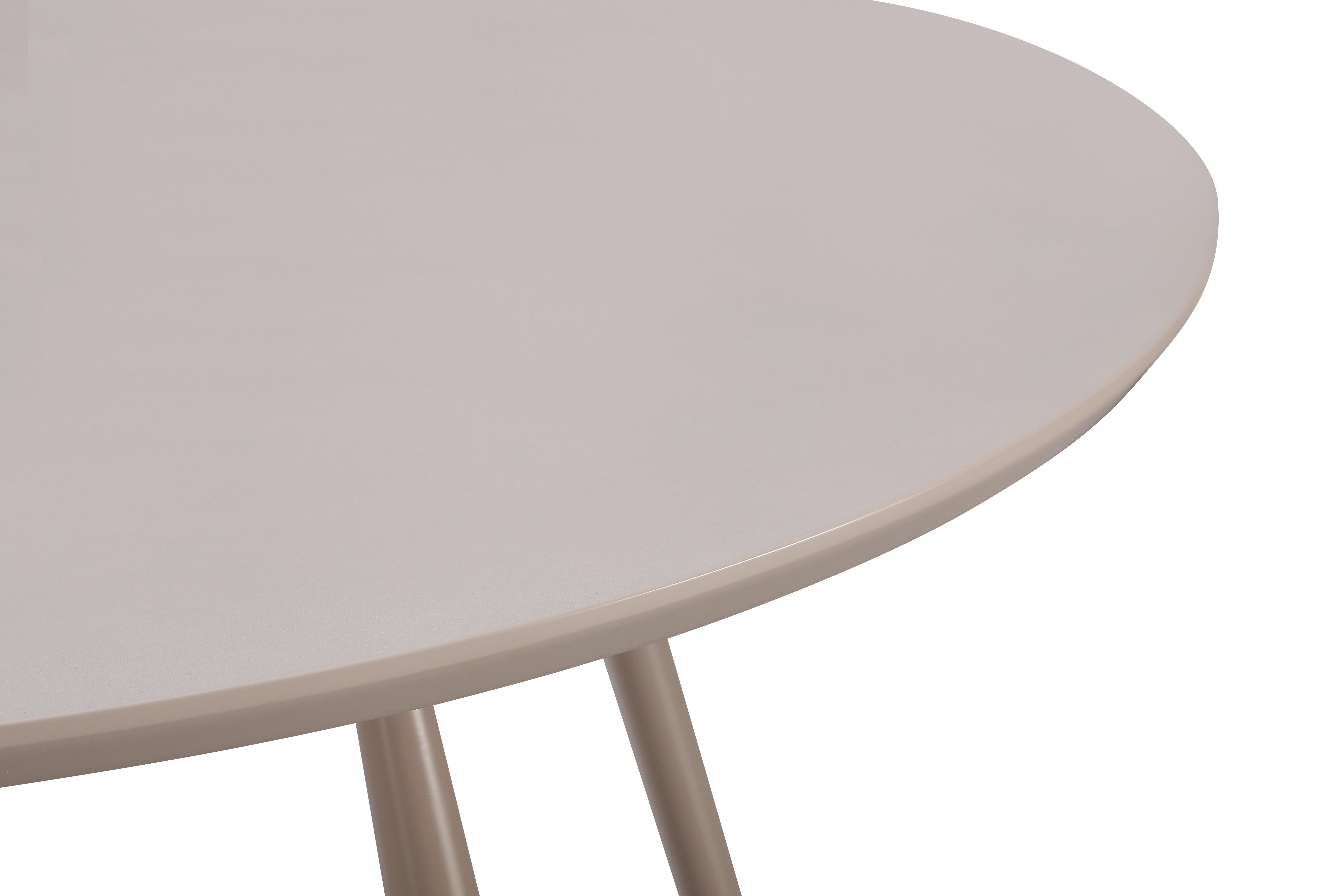 MATBORD MILAN - beige/grå, Lifestyle, metall/trämaterial (110/75cm) - Mömax