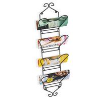 Zeitungsständer Schwarz - Schwarz, Romantik / Landhaus, Metall - Mömax