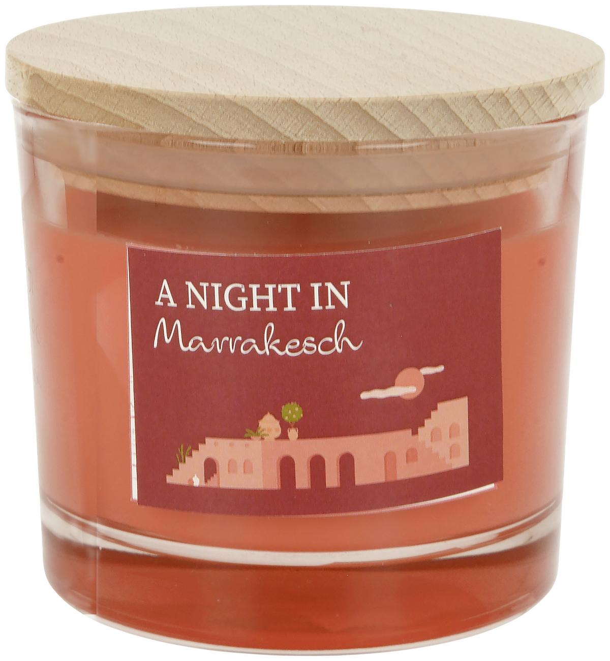 Illatgyertya Luke - bézs/türkiz, Üveg/természetes anyagok (8/9cm) - Mömax