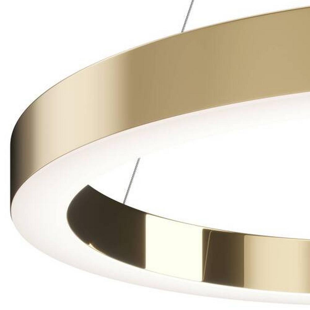 Pendelleuchte Saturno Messingfarben max. 45 Watt - Messingfarben, Trend, Metall (60/5cm) - MAYTONI