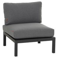 LOUNGESESSEL H16563 - Anthrazit, MODERN, Metall (70/70/84cm) - Siena Garden