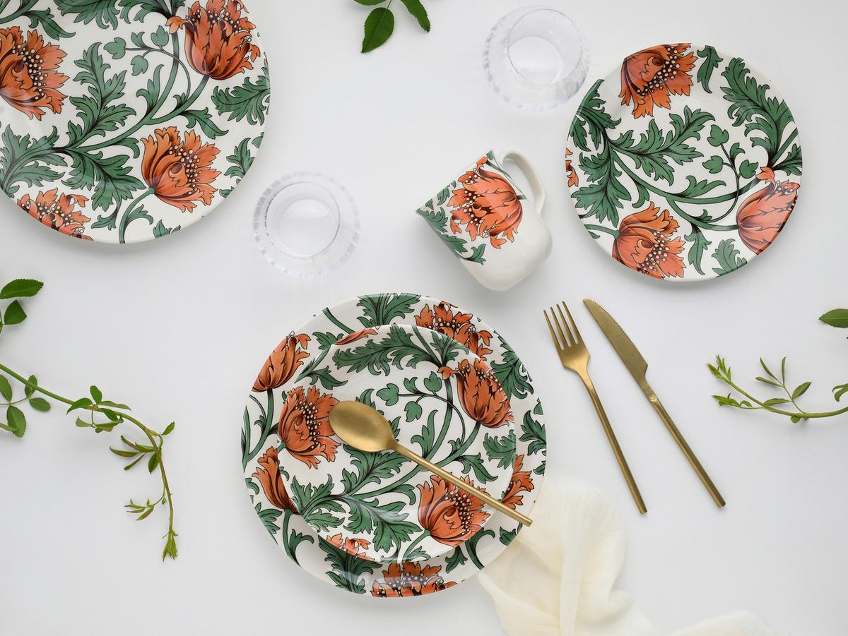 Kombinirani Servis Florentina, 16-Delni - večbarvno, Basics, keramika - Creatable