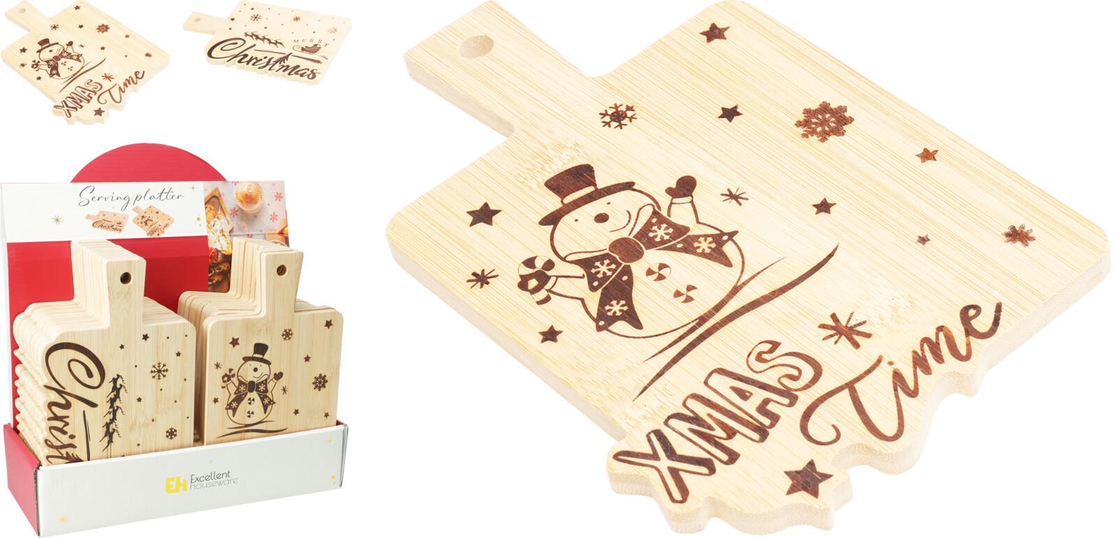 Daska Za Serviranje Xmas Time - prirodne boje, Basics, drvo (14/22cm)