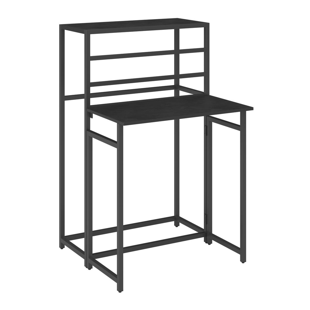 Balkonset Peter Anthrazit, 3-teilig - Anthrazit, Basics, Metall (52/106/56cm) - Mömax