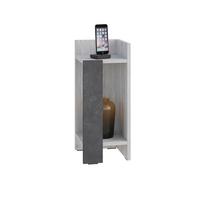 NACHTTISCH ELOS NIGHTSTAND RIGHT MODULE - Grauweiss/Grau, Design, Holzwerkstoff (27/60/25cm) - Livetastic