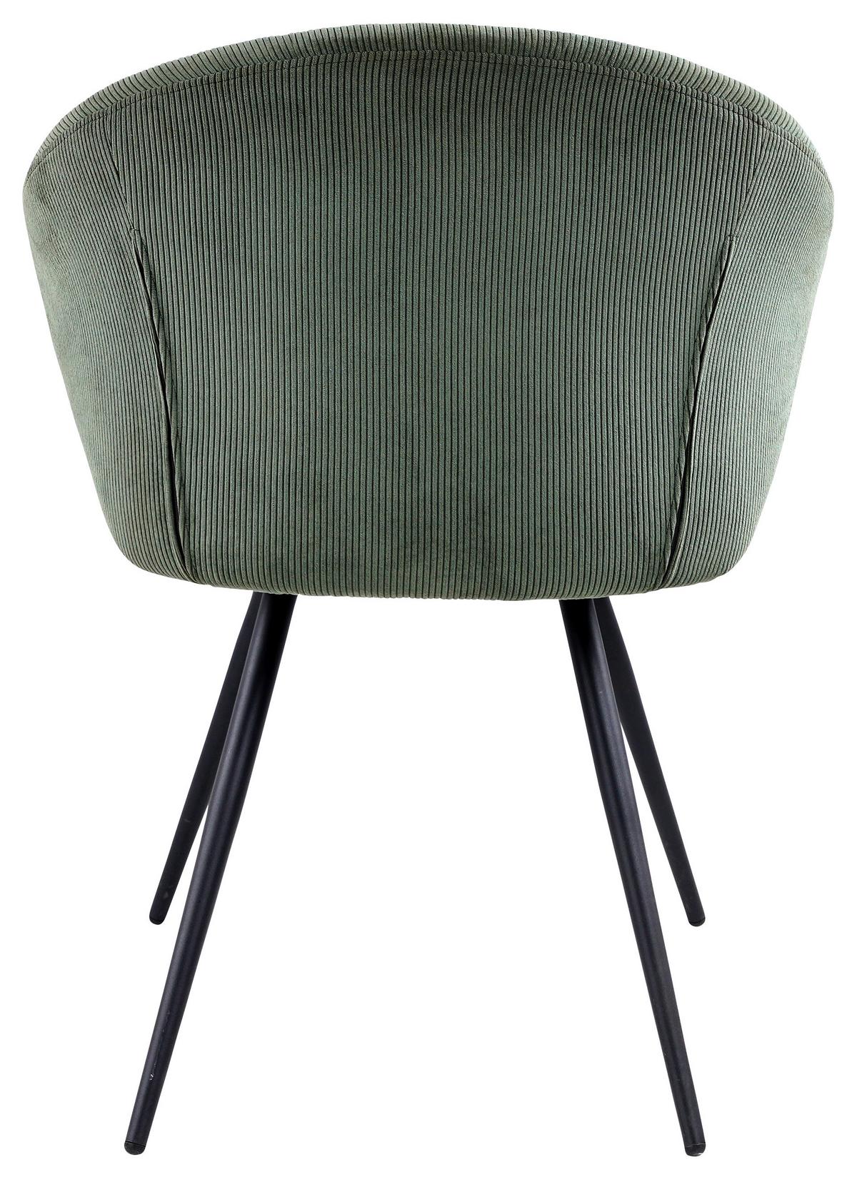 KRZESŁO OCTOPUS - zielony/czarny, Modern, metal/tkanina (57/80,5/62cm) - MID.YOU