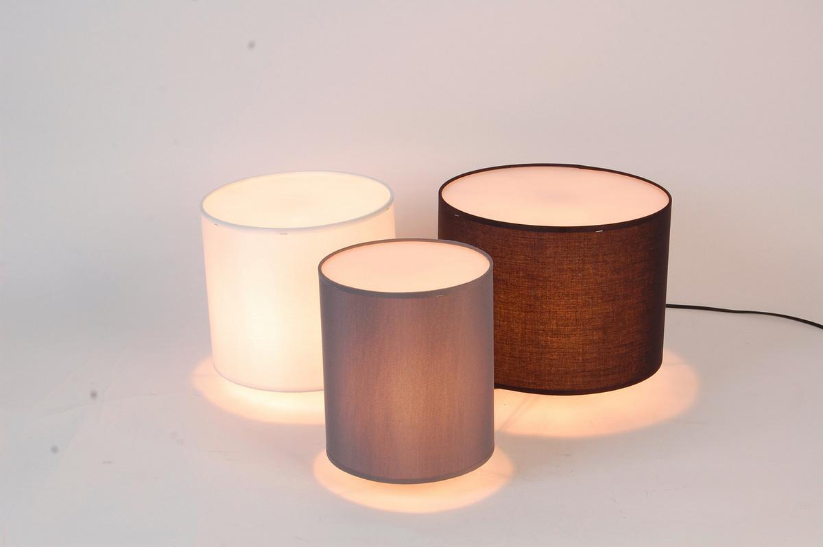 LAMPA SUFITOWA BASE - biały/szary, Trend, tworzywo sztuczne/metal (61/25,5cm) - Novel