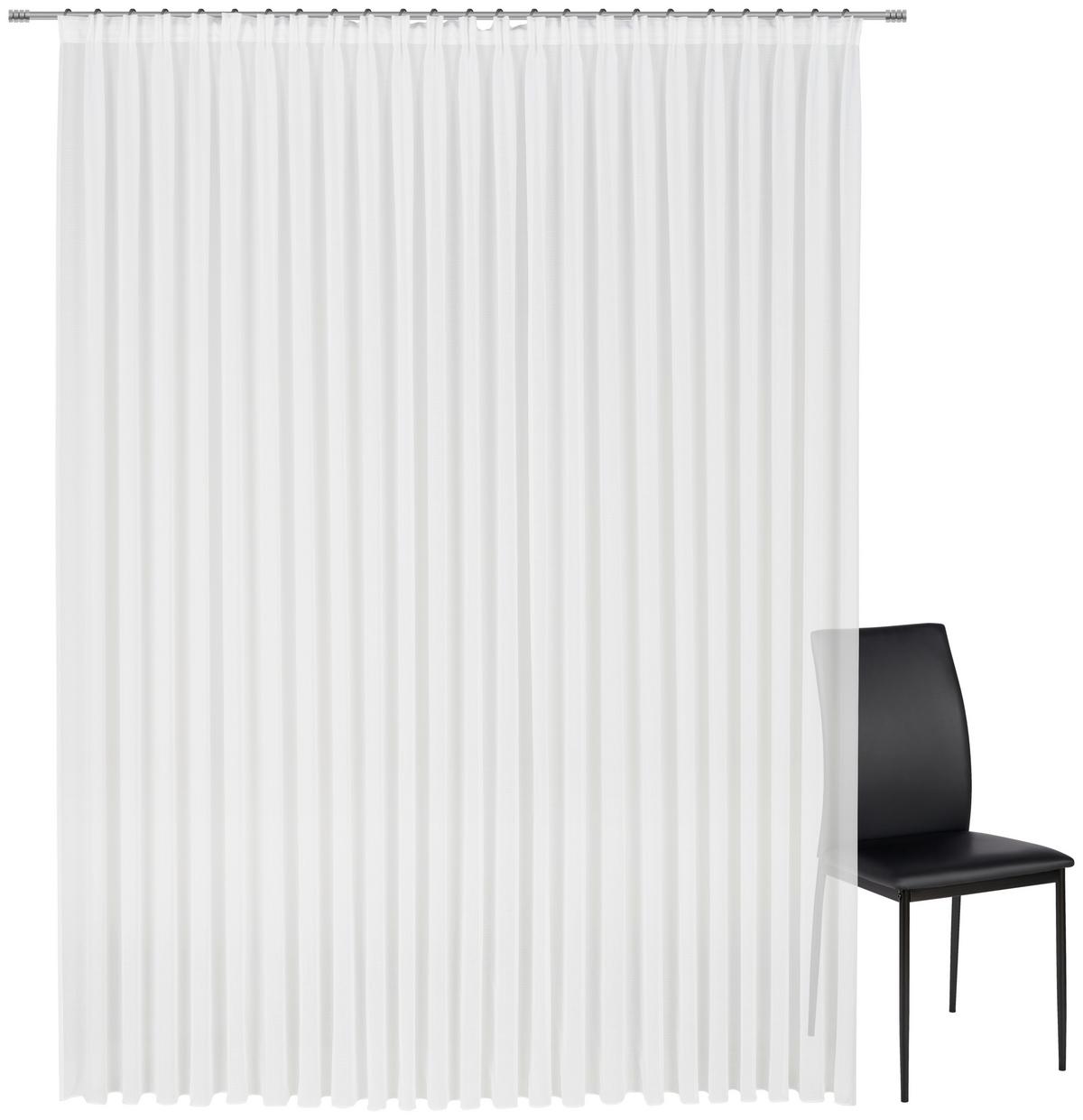 FIRANA GOTOWA LEONIE - biały, Basics, tkanina (450/245cm) - Esposa