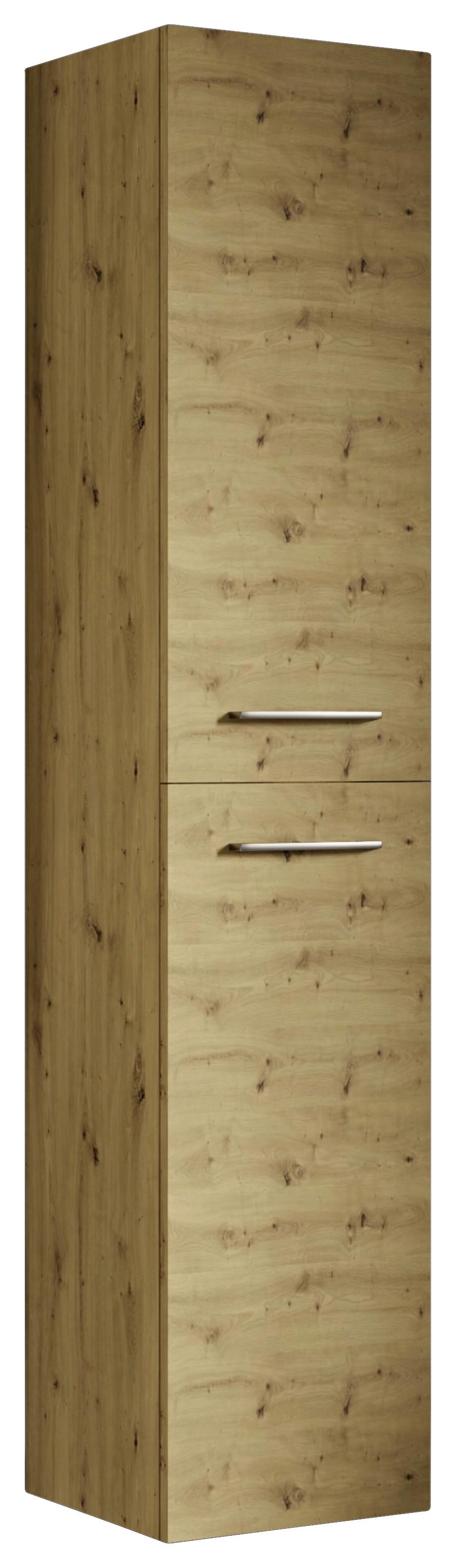 Dulap înalt Nataly - stejar Artisan, Basics, material pe bază de lemn (30/130/32cm)