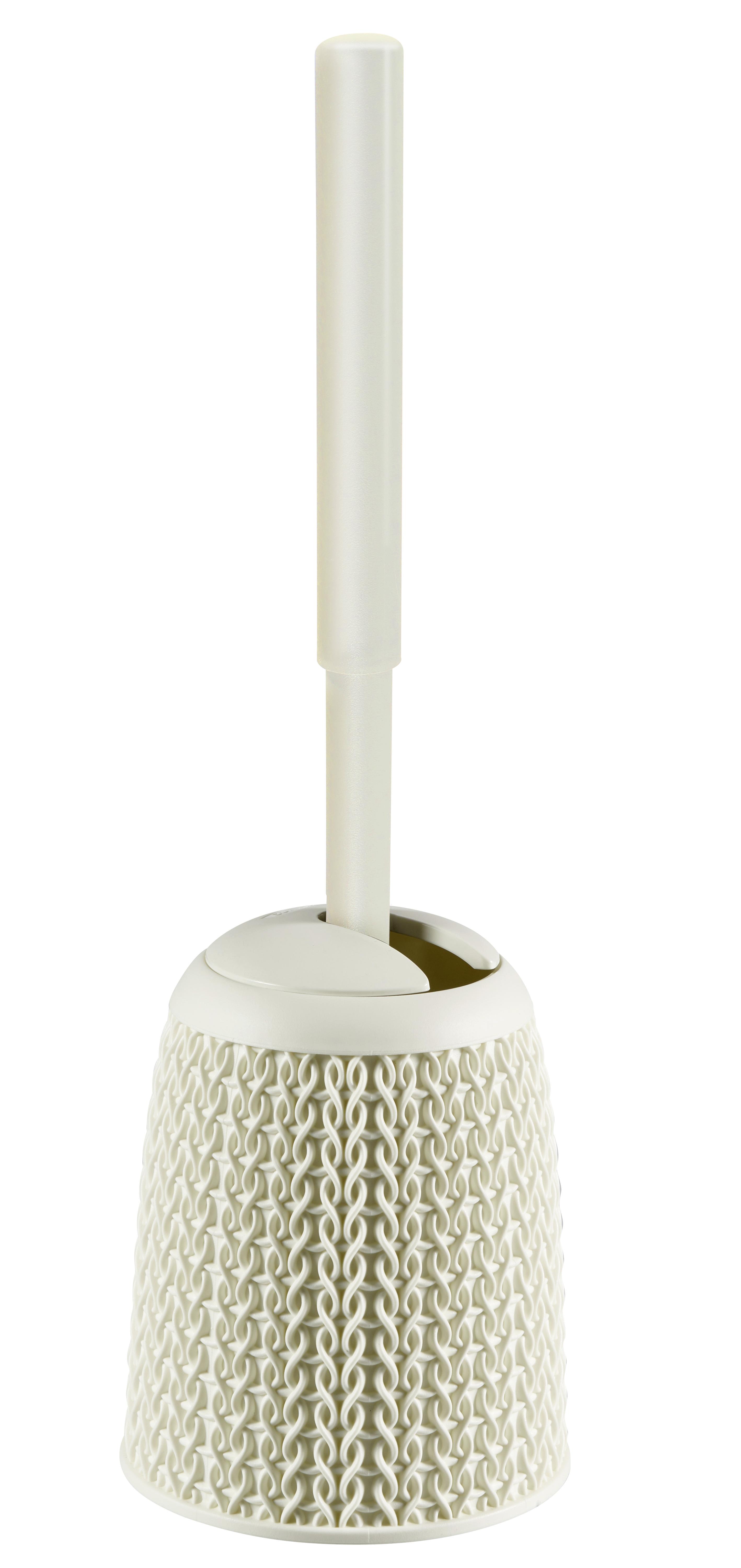 Wc Kefe 235055 Knit - fehér, műanyag (14,1/14,1/42,5cm) - Curver