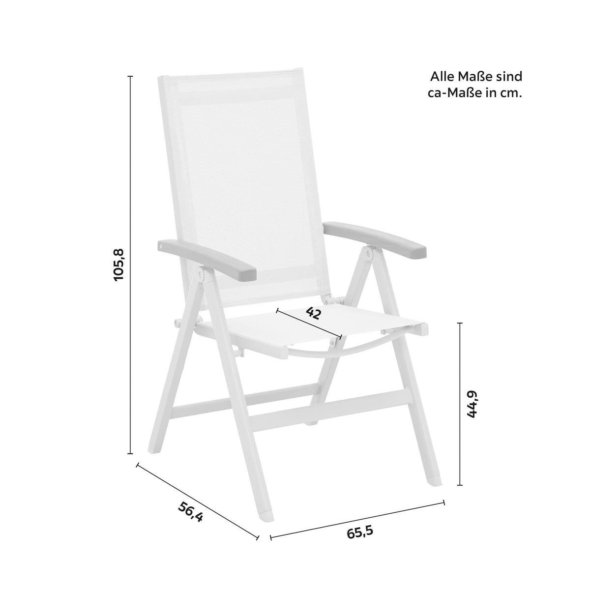Gartensessel Barcelona 3 Grau - Grau/Teakfarben, Modern, Holz/Kunststoff (65,5/105,8/56,4cm) - Mömax