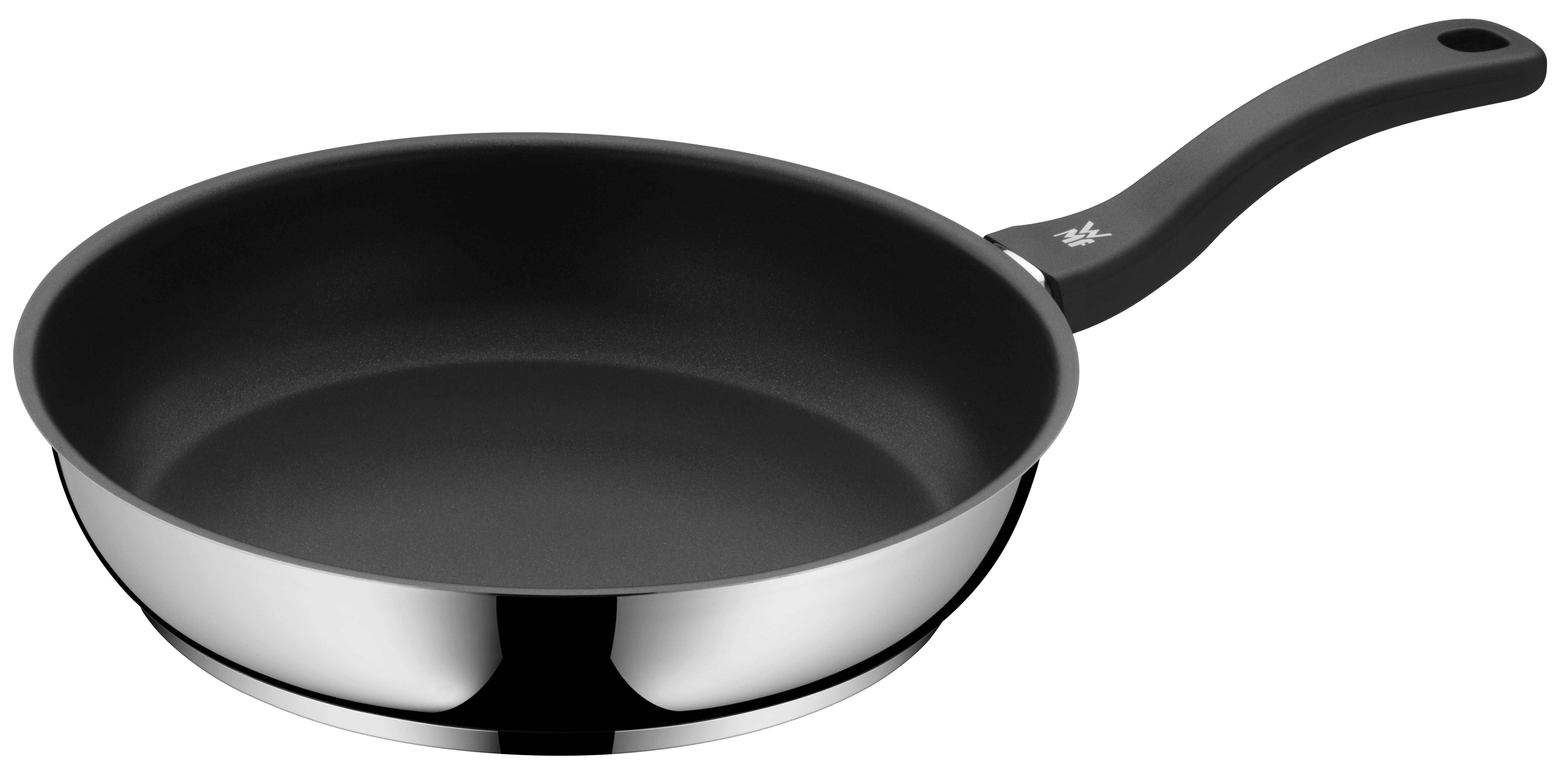 PATELNIA DO SMAŻENIA 0733686299 WMF - kolor stalowy, Basics, metal (28cm) - WMF