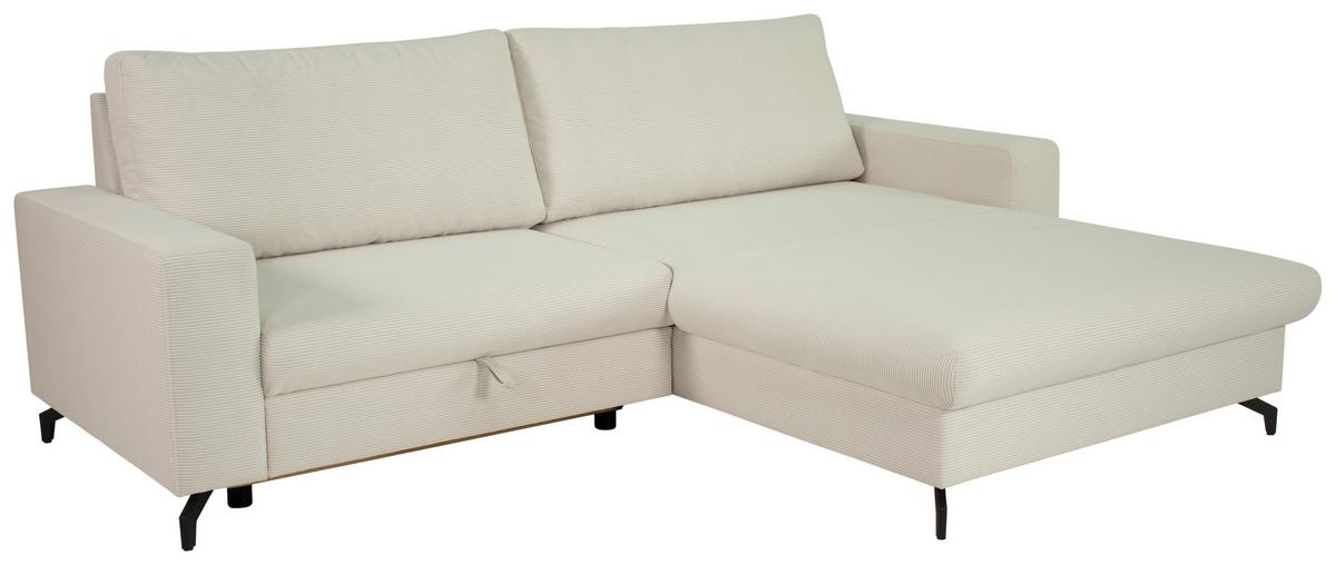 Kutna Garnitura Clara - krem, Moderno, tekstil (240/177cm)