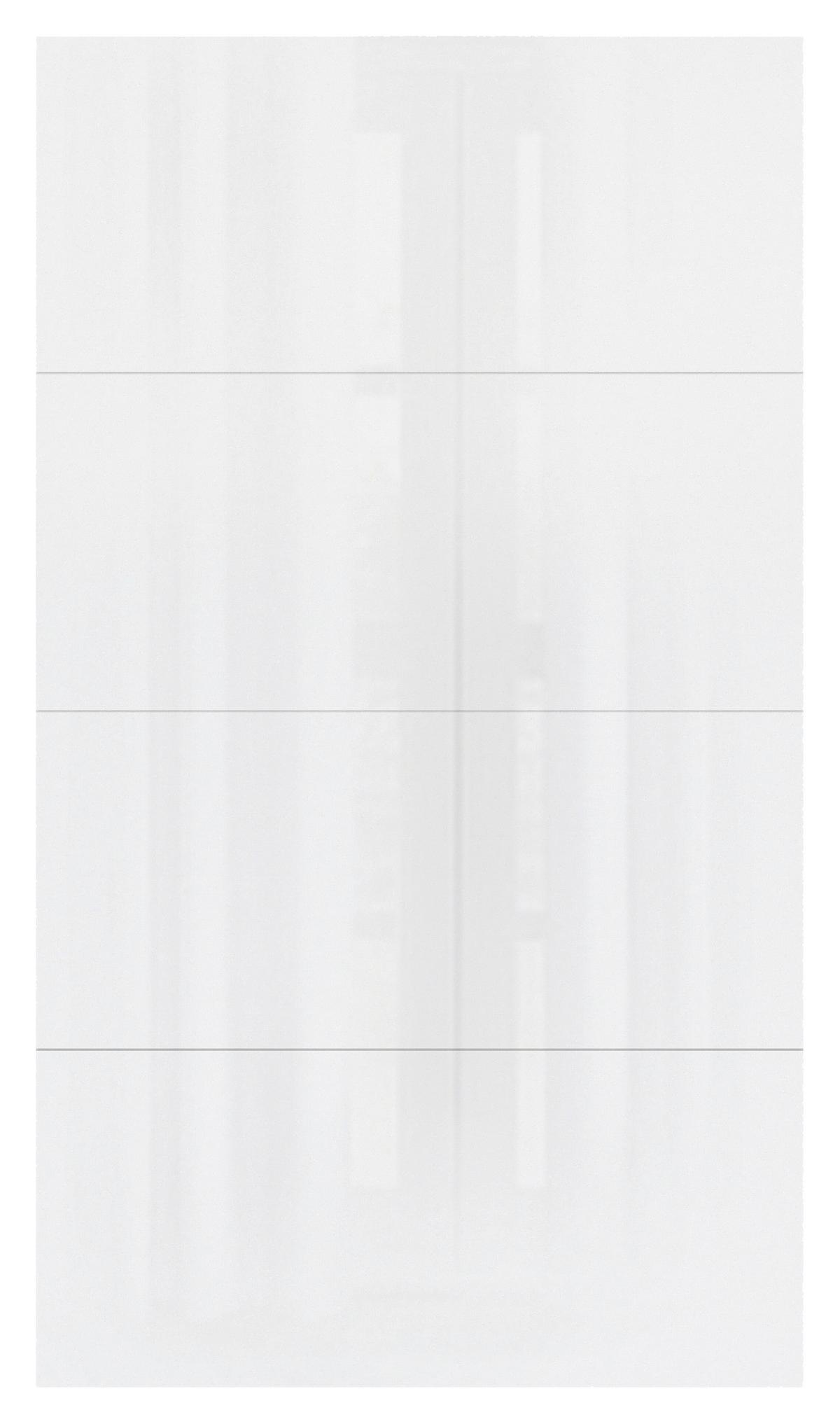 Frontpaneel Unit in Weiß - Weiß Hochglanz, MODERN, Holzwerkstoff (115cm) - Based