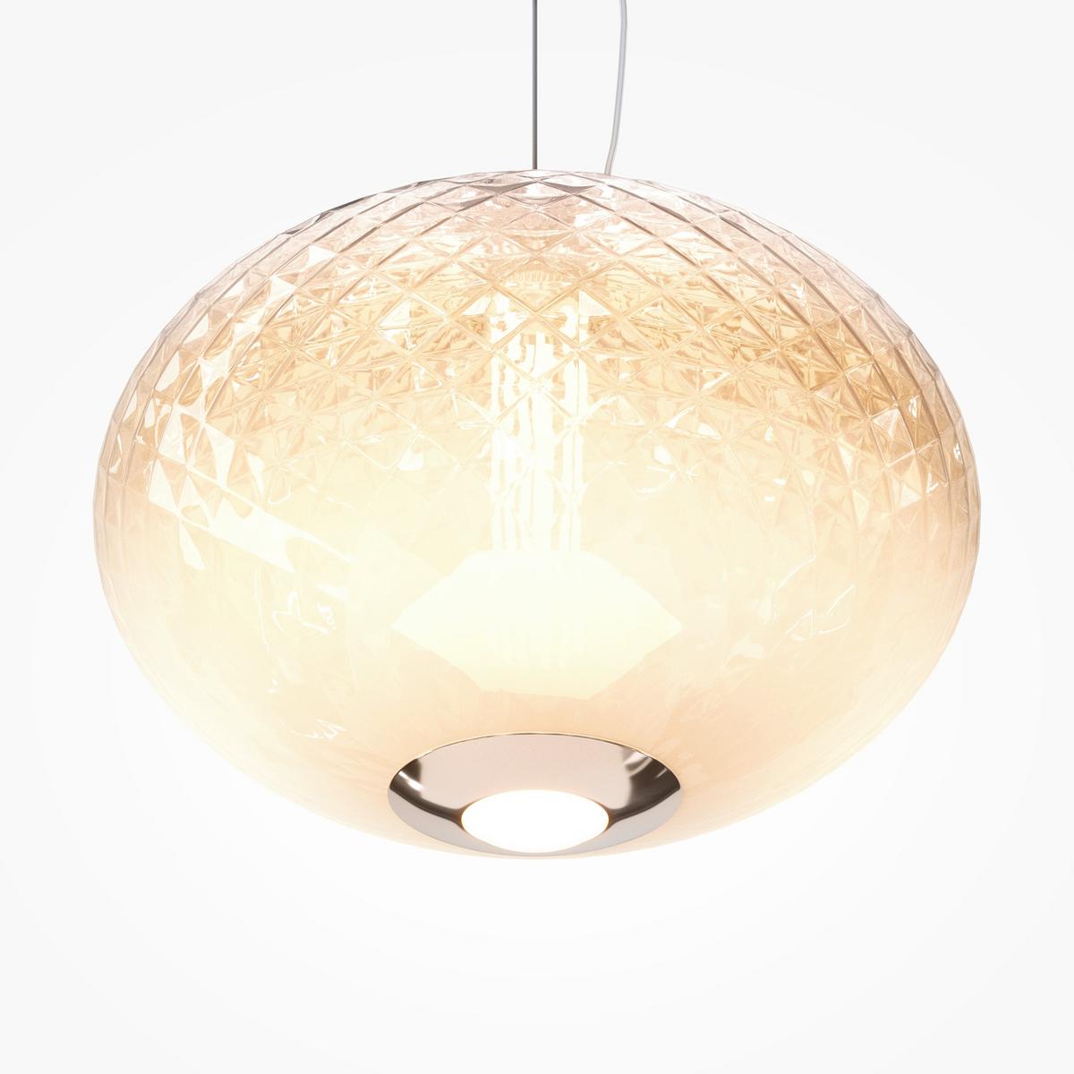 Pendelleuchte Mod397pl-L12ch2.7k - Chromfarben, Design, Metall (30/324cm) - MAYTONI