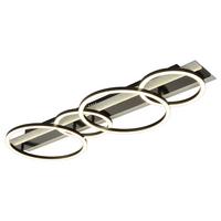 Led Svjetiljka Stropna Norberto - bijela/srebrne boje, Moderno, metal/plastika (86,2/30/8,8cm)