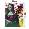 Bild Mona Multicolor ca.120X90cm - Multicolor, Holz/Textil (90/120cm) - Bessagi Home Bild Mona Multicolor ca.120X90cm - Multicolor, Holz/Textil (90/120cm) - Bessagi Home