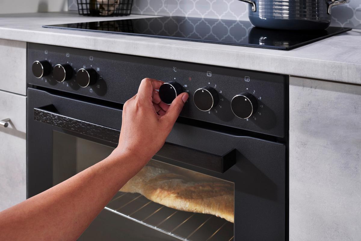 Set S Štedilnikom Hs2001ms-26 - črna, Basics, kovina/steklo (59,4/59,5/52,1cm) - Respekta