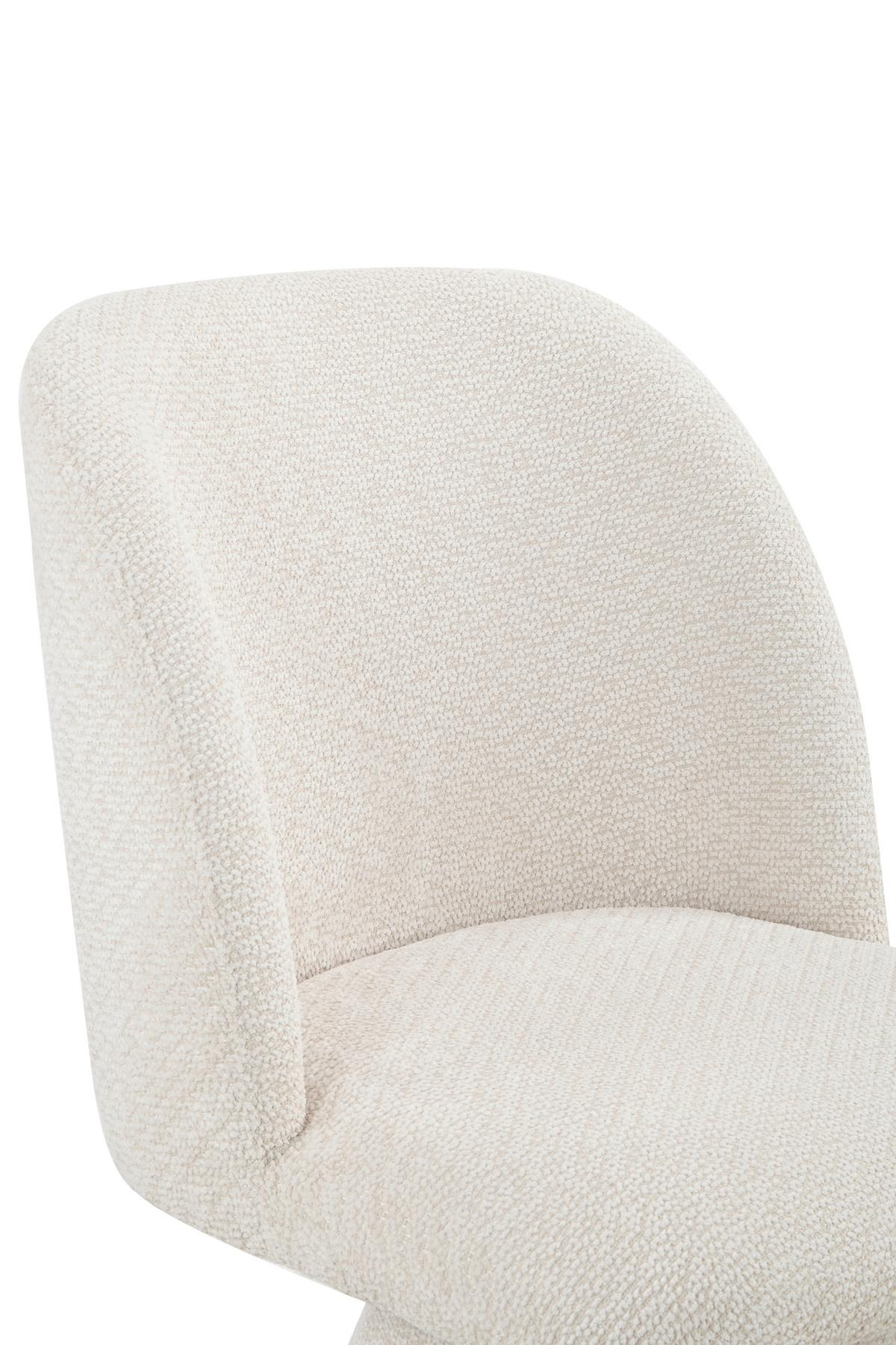 STUHL-SET BARI II S 2ER-SET - Beige, MODERN, Textil/Metall (54/84/61cm) - MID.YOU