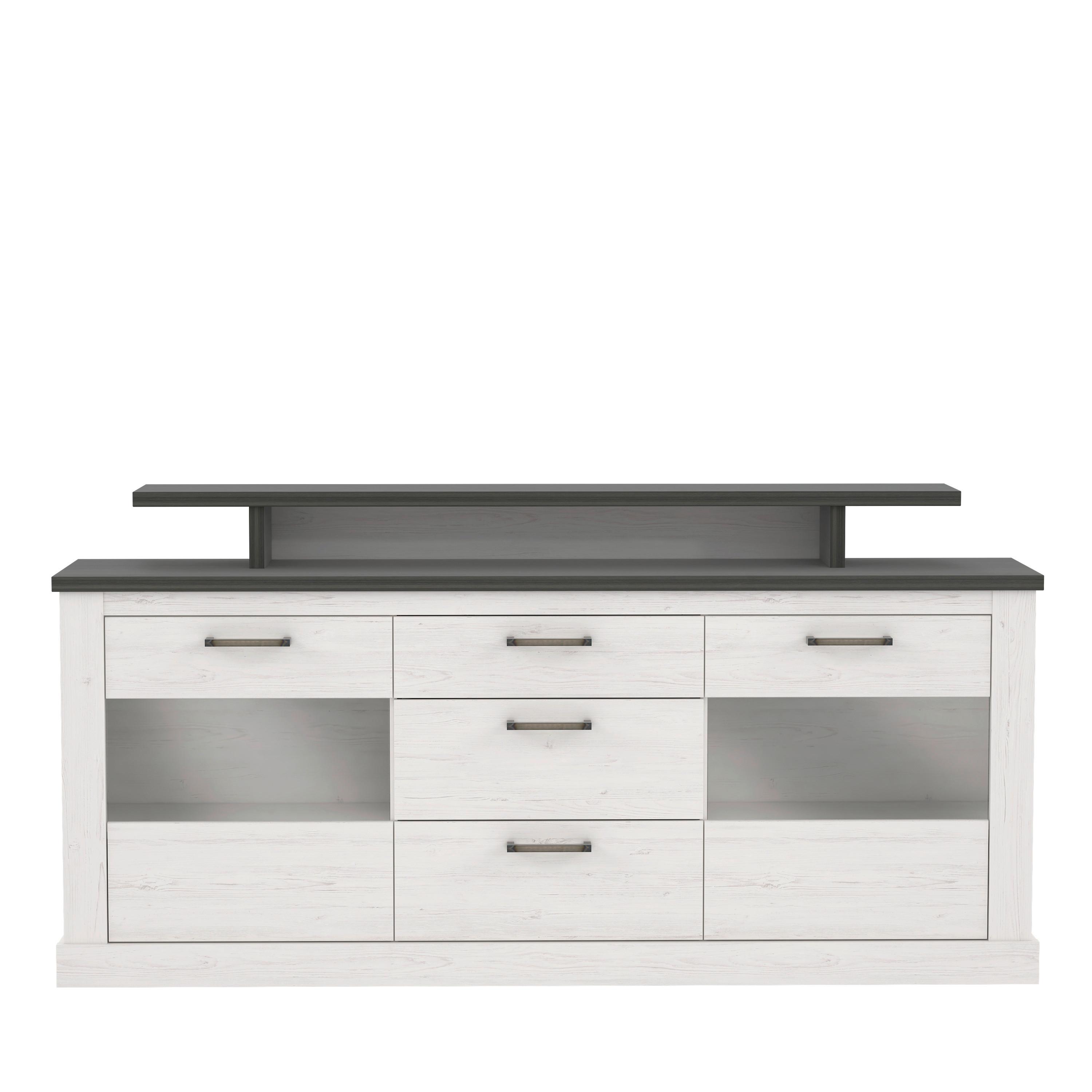 Tv Komoda Montreal - boje pinije, Konvencionalno, staklo/drvni materijal (205,4/103/41,4cm) - Premium Living