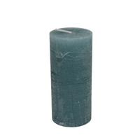 Stumpenkerze Lia Pastelblau - Pastellblau, Modern (6,8/15cm) - Premium Living